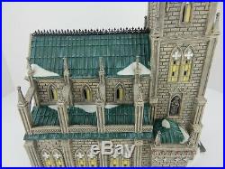 Dept 56 Christmas in the City Cathedral of St. Nicholas #59248 Good Condition