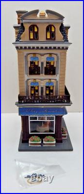 Dept 56 Christmas in the City Chez Monet #58938 Old Stock with Lt Cord/Box/Sleeve