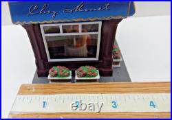 Dept 56 Christmas in the City Chez Monet #58938 Old Stock with Lt Cord/Box/Sleeve