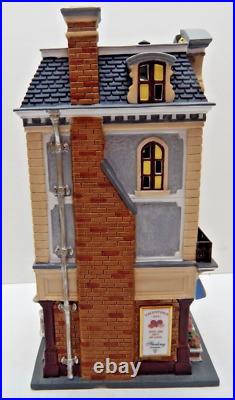 Dept 56 Christmas in the City Chez Monet #58938 Old Stock with Lt Cord/Box/Sleeve