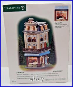 Dept 56 Christmas in the City Chez Monet #58938 Old Stock with Lt Cord/Box/Sleeve