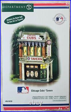 Dept 56 Christmas in the City, Chicago Cubs Tavern #56.59228 RARE