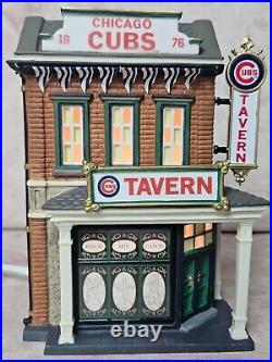 Dept 56 Christmas in the City, Chicago Cubs Tavern #56.59228 RARE