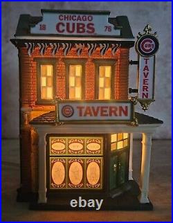 Dept 56 Christmas in the City, Chicago Cubs Tavern #56.59228 RARE