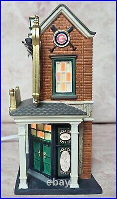 Dept 56 Christmas in the City, Chicago Cubs Tavern #56.59228 RARE