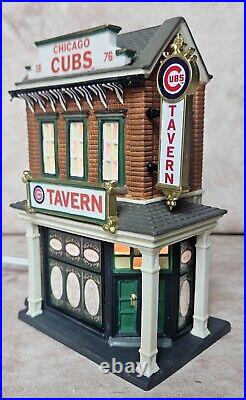 Dept 56 Christmas in the City, Chicago Cubs Tavern #56.59228 RARE