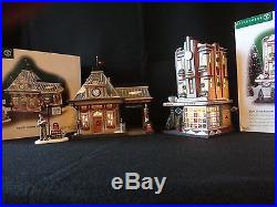 Dept 56 Christmas in the City Clark Street Automat, Royal Oil Company, +1