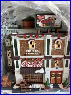 Dept 56 Christmas in the City Coca Cola Bottling Company 59258 RARE Brand N