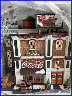 Dept 56 Christmas in the City Coca Cola Bottling Company 59258 RARE Brand New