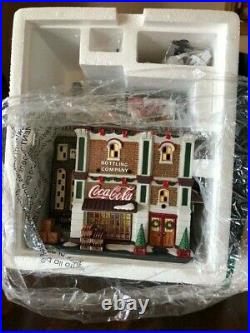 Dept 56 Christmas in the City Coca-Cola Bottling Company RARE NIB