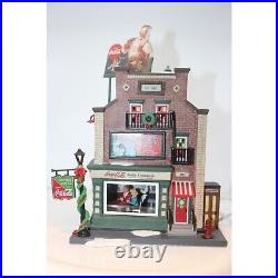 Dept 56 Christmas in the City Coca-Cola Soda Fountain