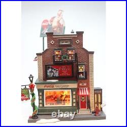 Dept 56 Christmas in the City Coca-Cola Soda Fountain