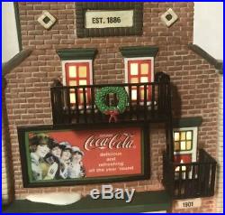 Dept 56 Christmas in the City Coca-Cola Soda Fountain #59221 IN BOX (C)