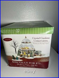 Dept 56 Christmas in the City Crystal Garden Conservatory