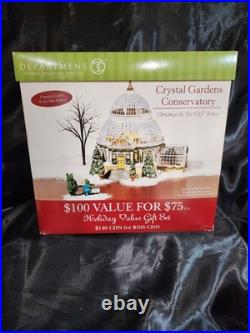 Dept 56 Christmas in the City Crystal Garden Conservatory #59219