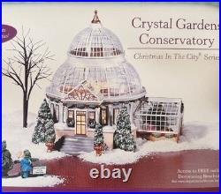 Dept 56 Christmas in the City Crystal Gardens Conservatory #59219 Mint Condition