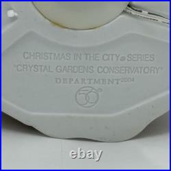 Dept 56 Christmas in the City Crystal Gardens Conservatory #59219 Mint Condition
