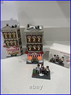 Dept 56 Christmas in the City Downtown Dairy Queen & City Streets Frozen Treats