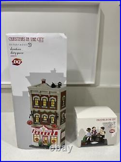 Dept 56 Christmas in the City Downtown Dairy Queen & City Streets Frozen Treats