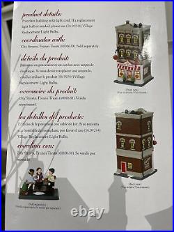 Dept 56 Christmas in the City Downtown Dairy Queen & City Streets Frozen Treats