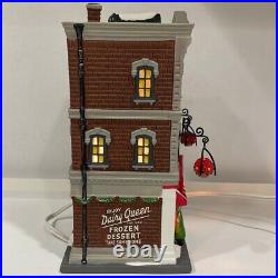 Dept 56 Christmas in the City Downtown Dairy Queen & City Streets Frozen Treats