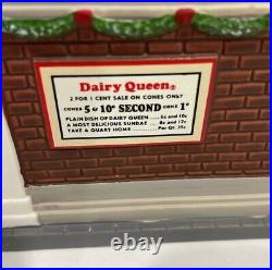 Dept 56 Christmas in the City Downtown Dairy Queen & City Streets Frozen Treats