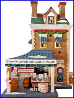 Dept 56 Christmas in the City East Harbor Fish Co. 58946 withbox