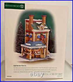 Dept 56 Christmas in the City East Harbor Fish Co. 58946 withbox