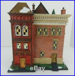 Dept 56 Christmas in the City East Village Row Houses #58992 Never Displayed
