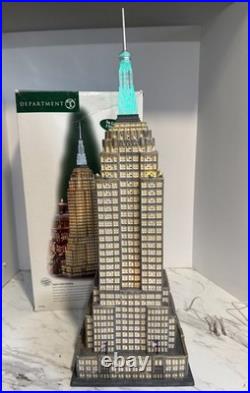 Dept 56 Christmas in the City Empire State Building #59207 Complete Set withBox