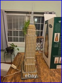 Dept 56 Christmas in the City Empire State Building #59207 Complete Set withBox