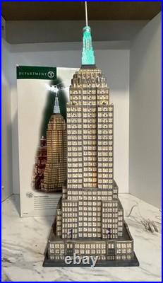 Dept 56 Christmas in the City Empire State Building #59207 Complete Set withBox