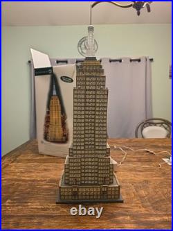 Dept 56 Christmas in the City Empire State Building #59207 Complete Set withBox