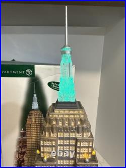 Dept 56 Christmas in the City Empire State Building #59207 Complete Set withBox