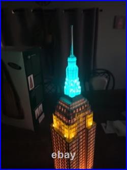 Dept 56 Christmas in the City Empire State Building #59207 Complete Set withBox