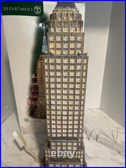 Dept 56 Christmas in the City Empire State Building #59207 Complete Set withBox