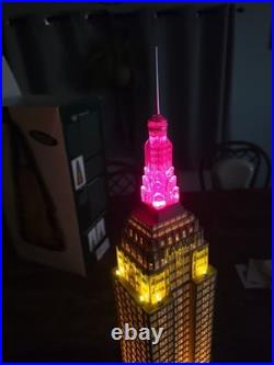 Dept 56 Christmas in the City Empire State Building #59207 Complete Set withBox