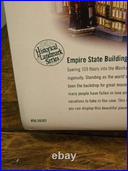 Dept 56 Christmas in the City Empire State Building #59207 Complete Set withBox