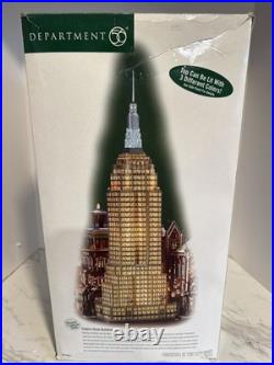 Dept 56 Christmas in the City Empire State Building #59207 Complete Set withBox