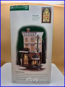 Dept 56 Christmas in the City Foster Pharmacy NEW #58916 Dept 56 Christmas in the City Foster Pharmacy NEW #58916