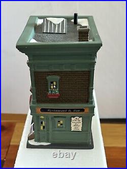 Dept 56 Christmas in the City Fulton Fish House 4030345 Rare Piece