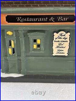 Dept 56 Christmas in the City Fulton Fish House 4030345 Rare Piece