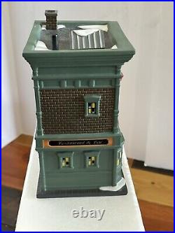 Dept 56 Christmas in the City Fulton Fish House 4030345 Rare Piece