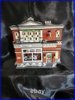 Dept. 56 Christmas in the City Harley Davidson City Dealership #56.59202