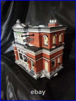 Dept. 56 Christmas in the City Harley Davidson City Dealership #56.59202