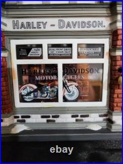 Dept. 56 Christmas in the City Harley Davidson City Dealership #56.59202