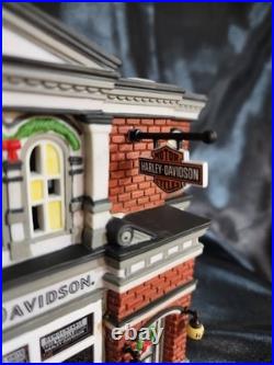 Dept. 56 Christmas in the City Harley Davidson City Dealership #56.59202