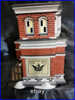 Dept. 56 Christmas in the City Harley Davidson City Dealership #56.59202