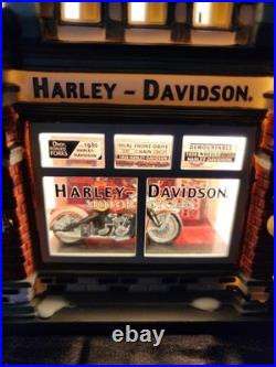 Dept. 56 Christmas in the City Harley Davidson City Dealership #56.59202