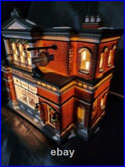 Dept. 56 Christmas in the City Harley Davidson City Dealership #56.59202